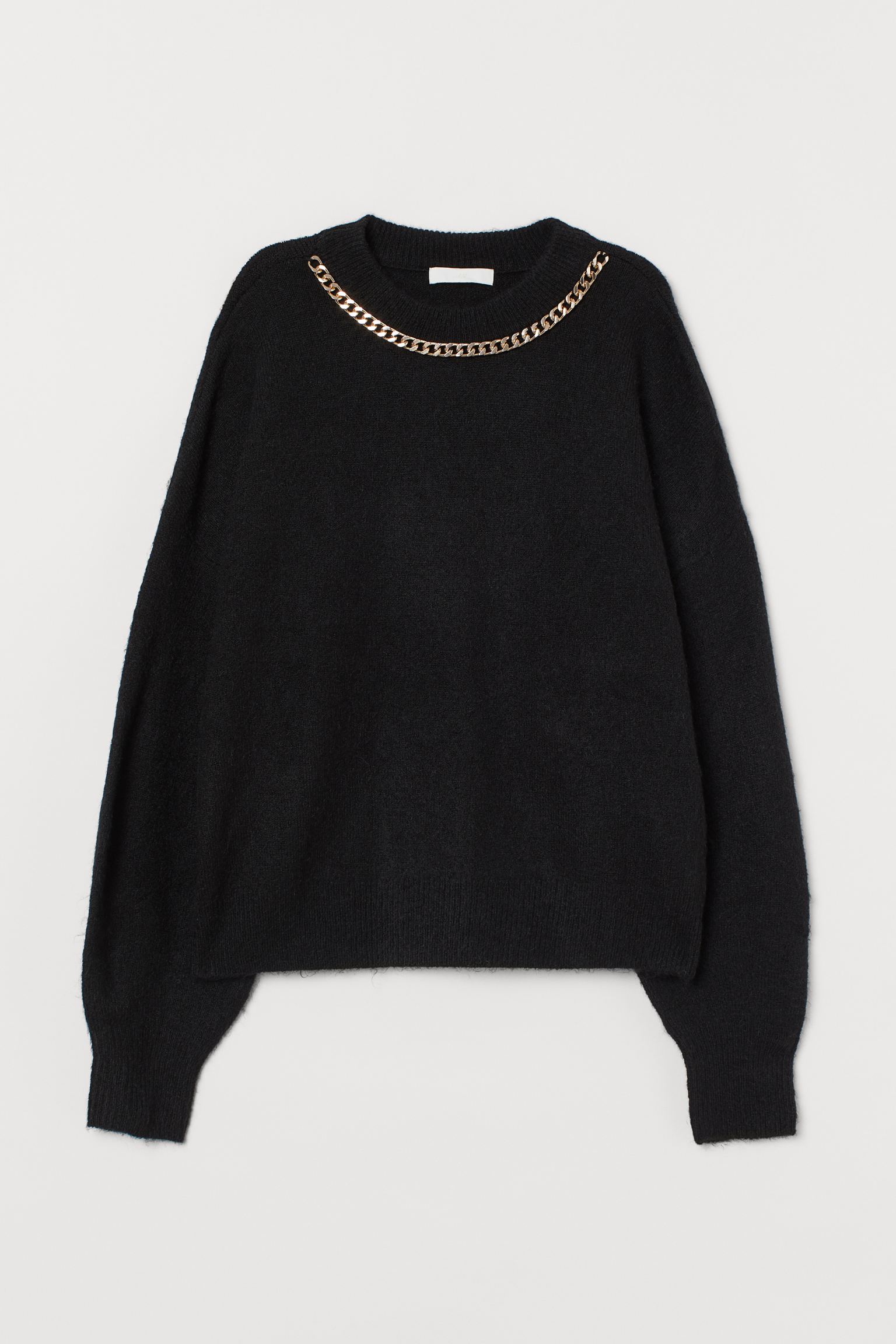 

Джемпер H&M S черный 5089340532