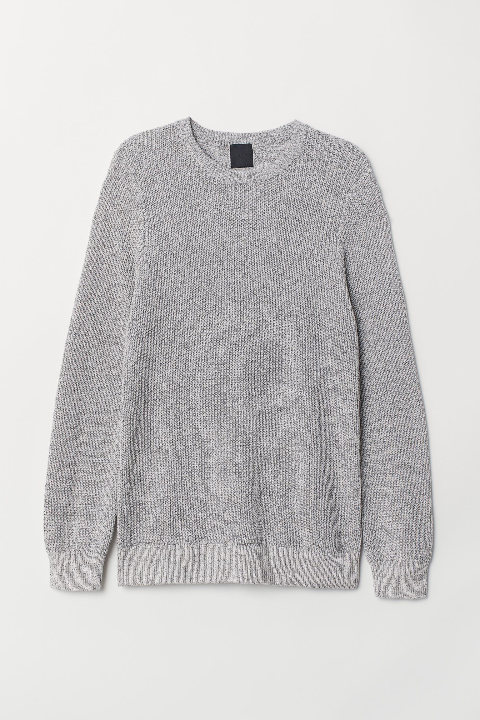 

Джемпер H&M S светло серый меланж 4085870268