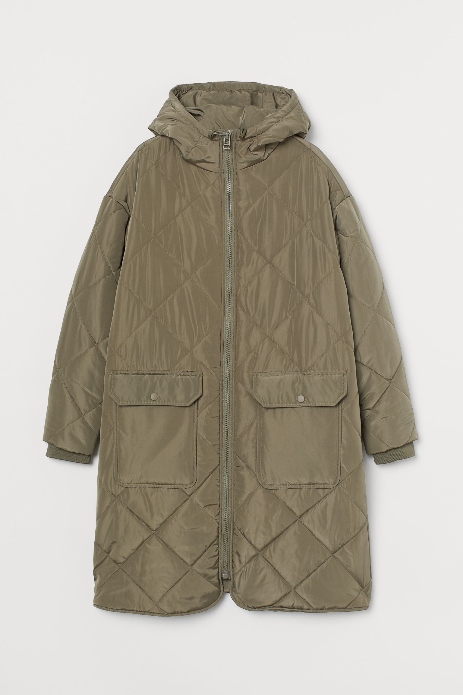 

Куртка H&M M хаки 9089315333