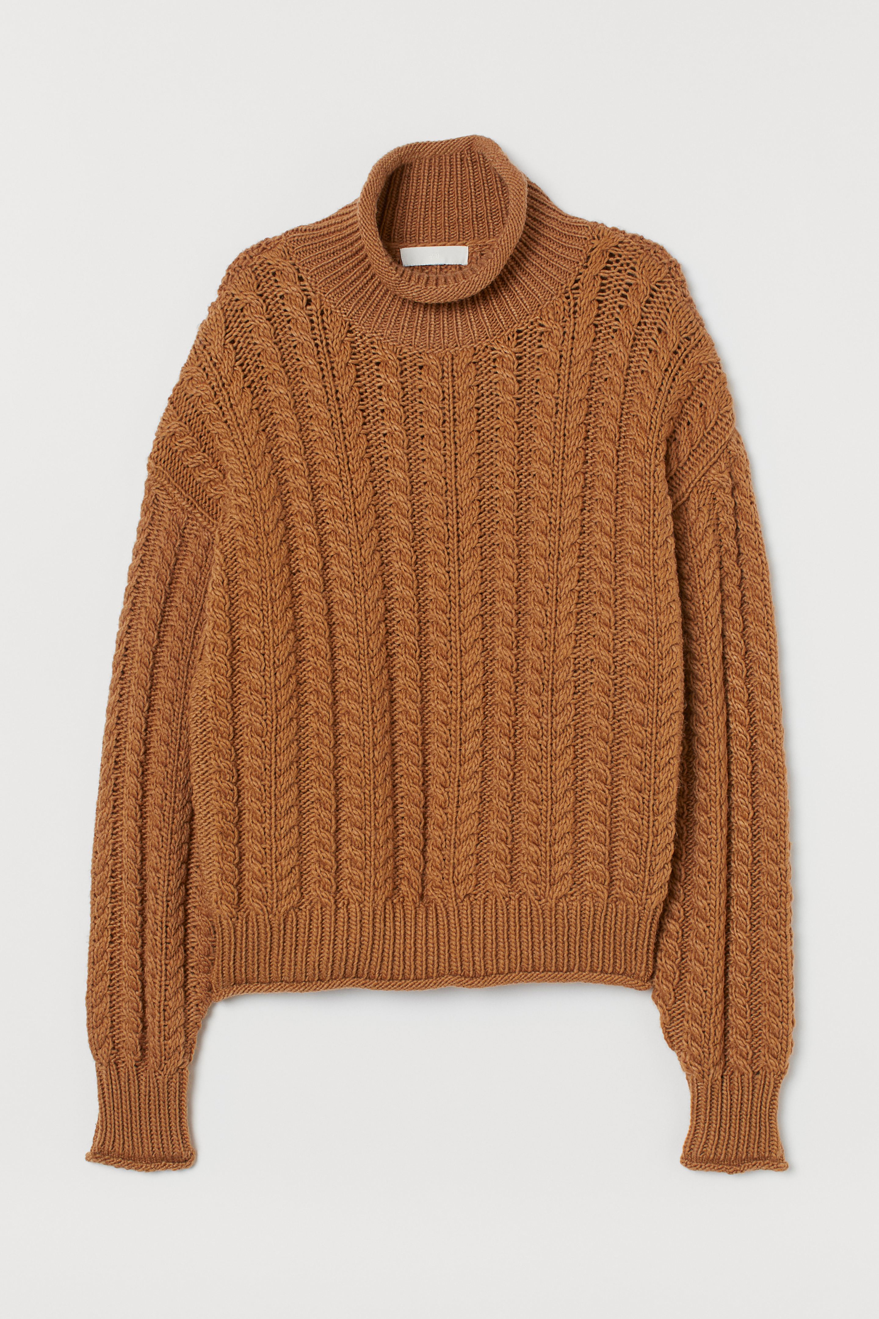 

Свитер H&M XS коричневый 7774340