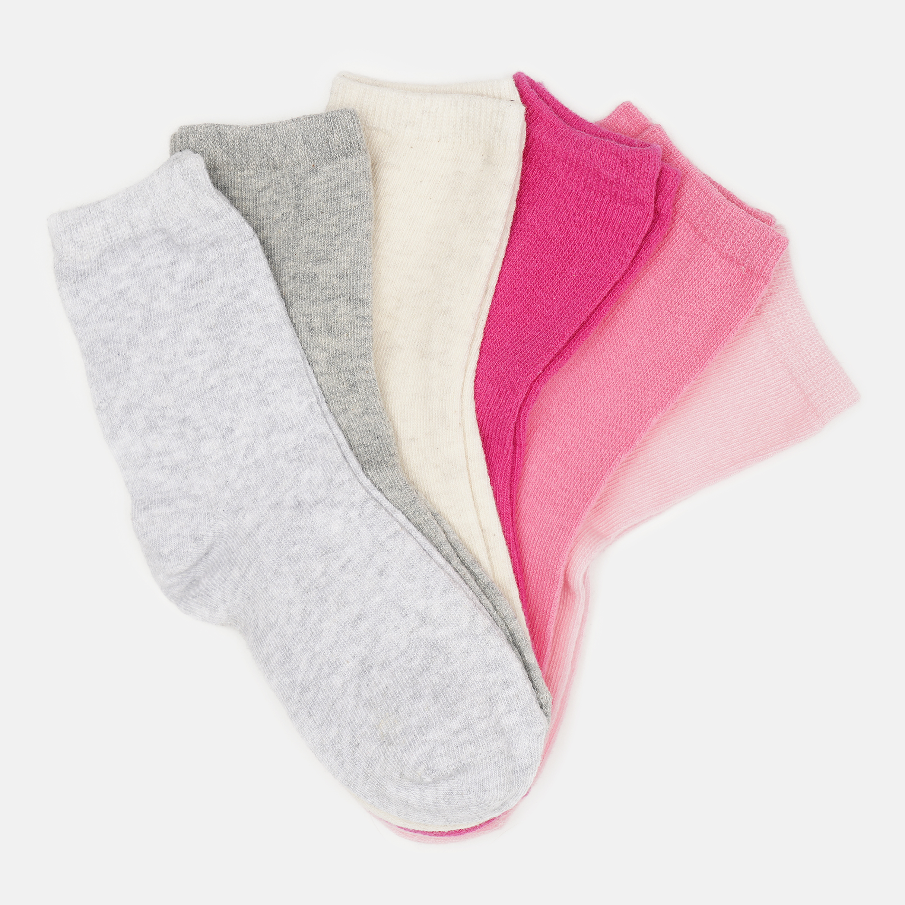 

Носки (6 пар) C&A 31 33 розовый, серый, бежевый 418000012