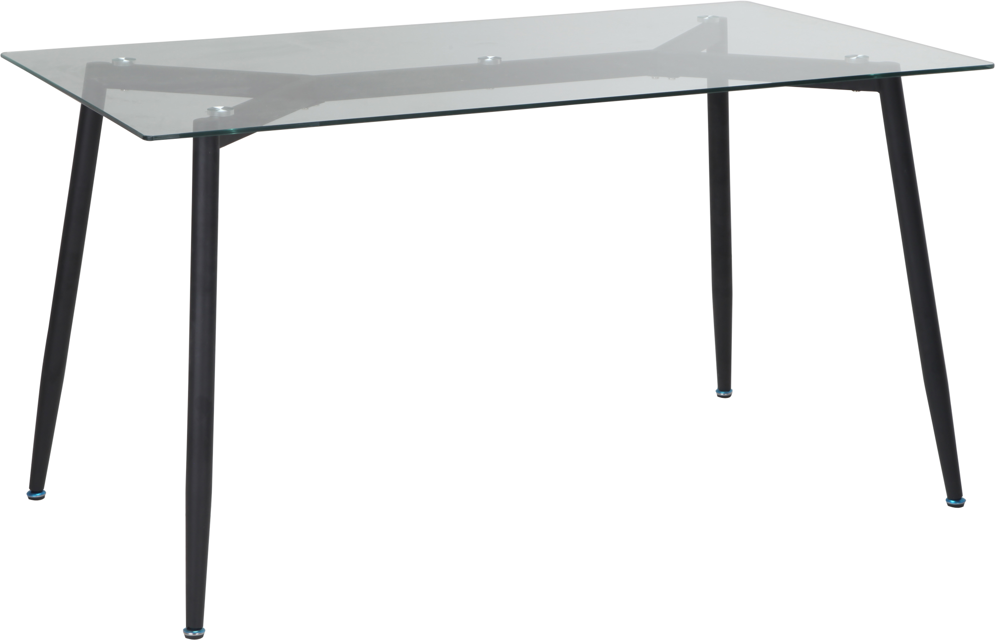 

Стол GT K-4006 Clear glass/Black