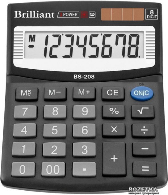 

BRILLIANT Калькулятор 10 разр BS-210NR BS-210NR