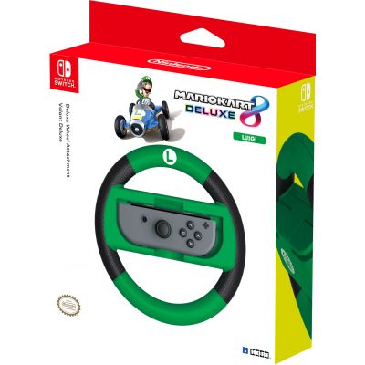 

Руль для геймпадов Hori Deluxe Wheel Attachment Mario Kart 8 Deluxe Luigi Officially Licensed by Nintendo (NSW-055U) [57161]