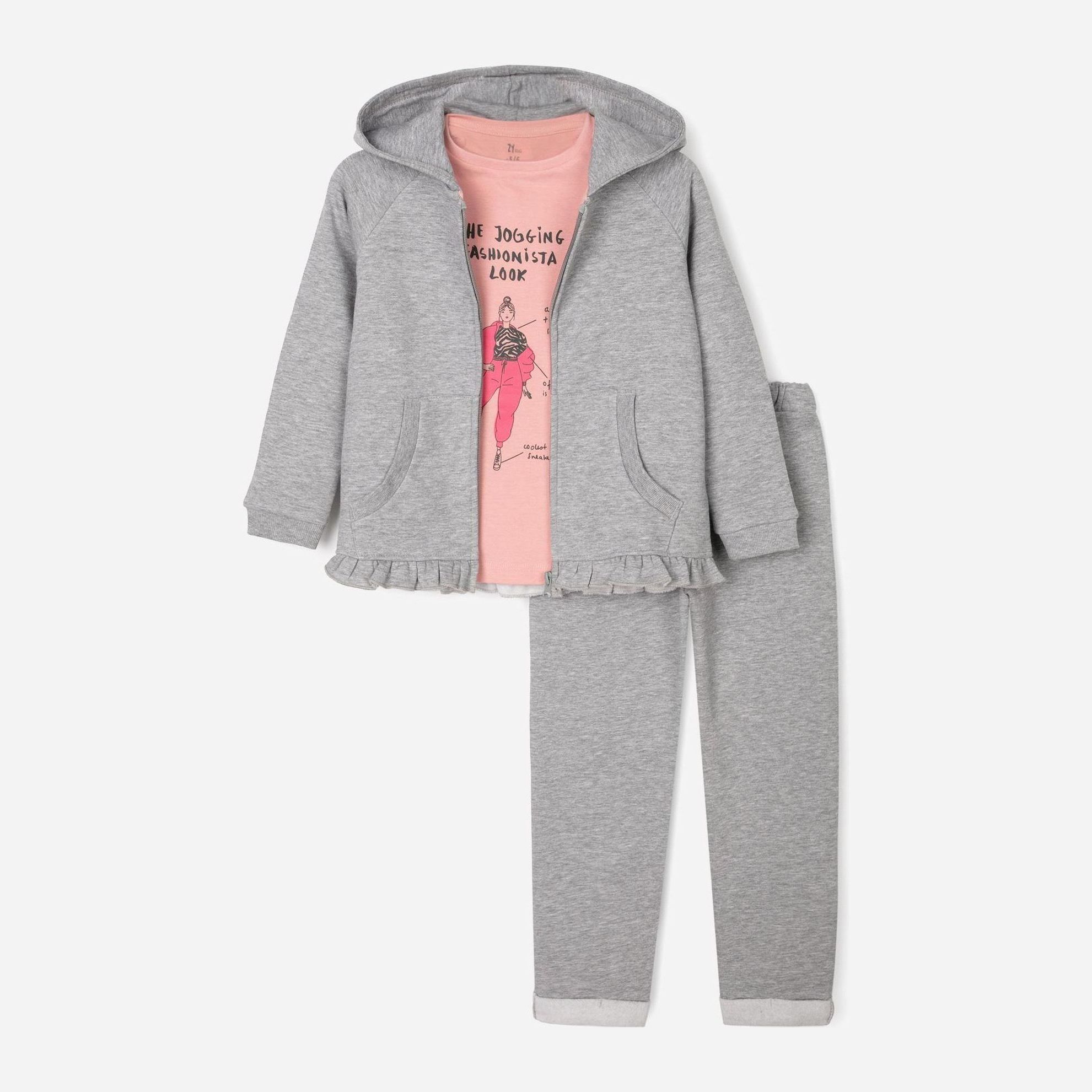 

Спортивный костюм утепленный Zippy Fleece M 3103302501 163 см Grey9
