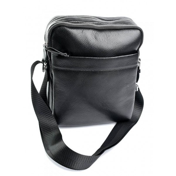 

Мужская сумка из натуральной кожи BagMan 9748 Black