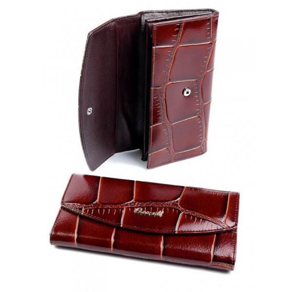 

Женский кошелек кожа WCash A100-9202-3 Coffee