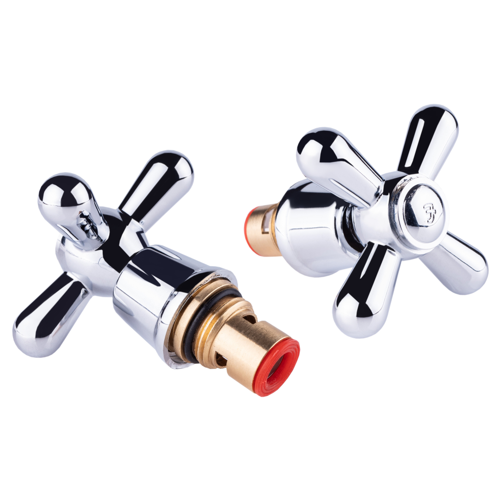 

Кран-Букса Lidz (Crm) 15 000 00 Керамика 1/2" С Ручкой Dominox (Пара)