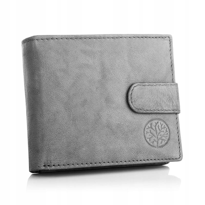 

Кошелёк кожаный мужской Betlewski с защитой RFID 9,2 х 11 х 2 см (BPM-GTN-63) серый