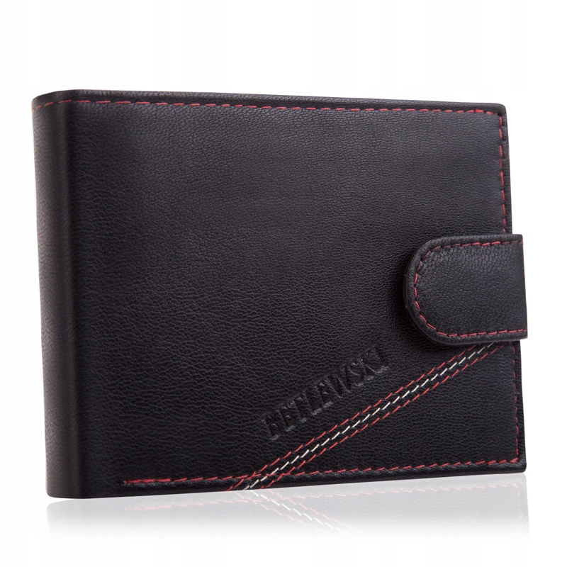 

Кошелёк кожаный мужской Betlewski с защитой RFID 9 х 12,2 х 2,5 см (BPM-SZ-60)