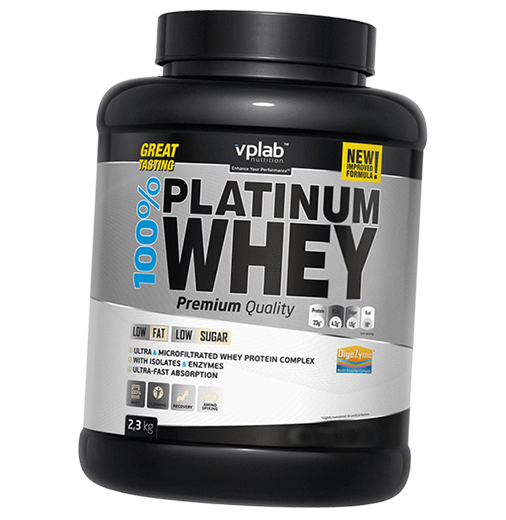 

100% Platinum Whey VP laboratory 2300г Шоколад (29099001)