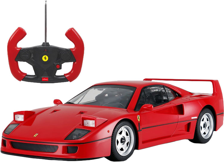 

Машинка на радиоуправлении Rastar Растар Ferrari F40 1:14 красный (454.00.16)