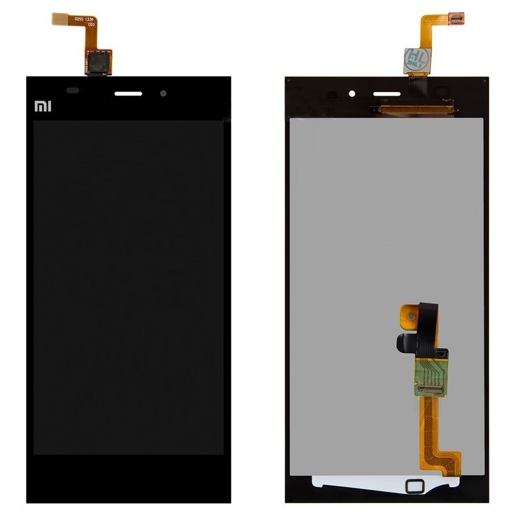 

Дисплей для Xiaomi Mi3 с сенсором (тачскрином) черный