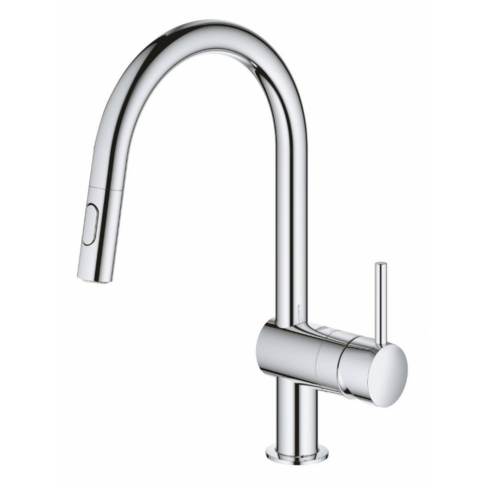 

Смеситель для кухни с выдвижным изливом Grohe Minta 32321002 SD00035305