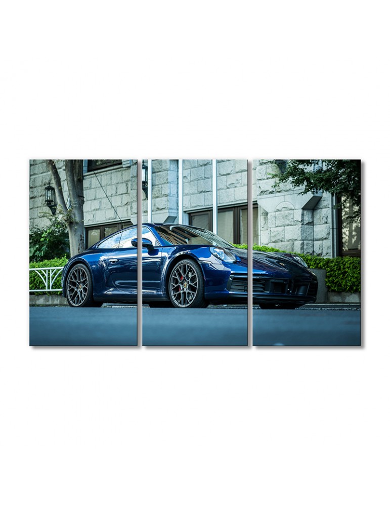 

Модульная картина Artel «Автомобиль цвет электро» 3 модуля 120x180 см