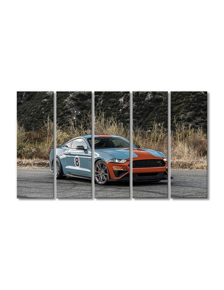 

Модульная картина Artel «Автомобиль Форд Мустанг GT Roush» 5 модулей 80x120 см