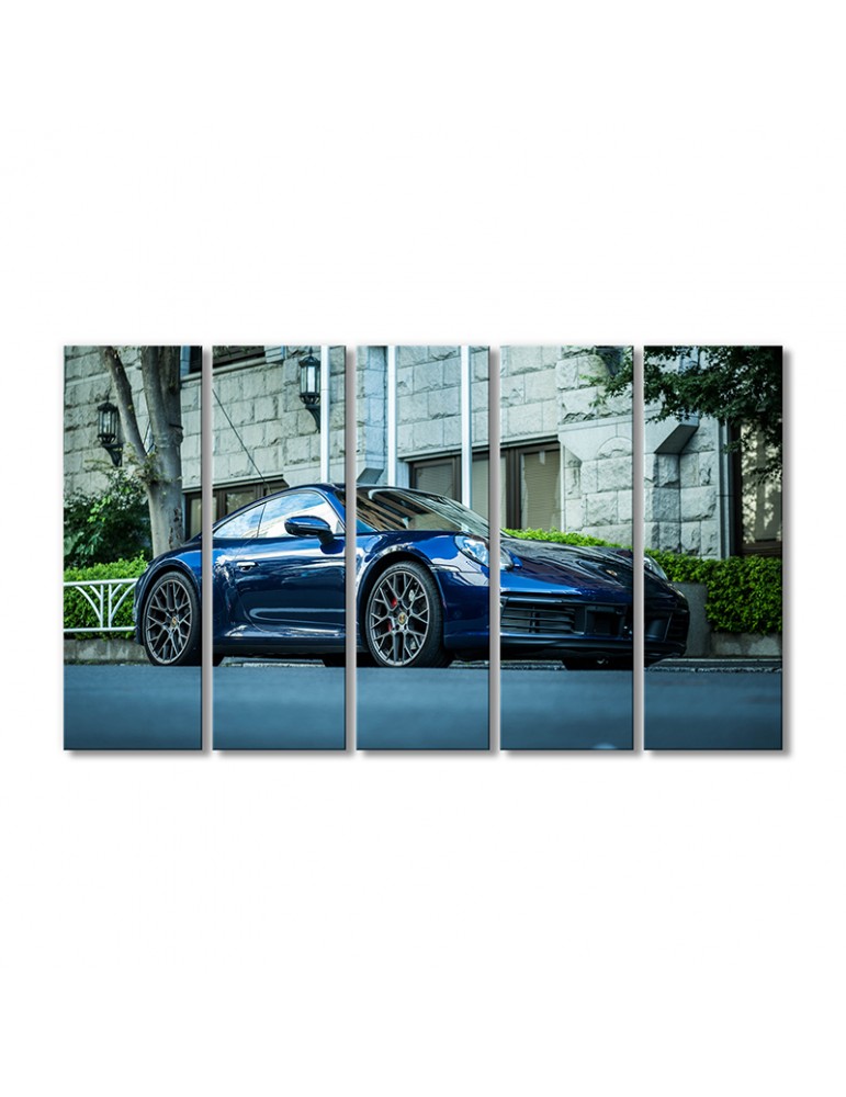 

Модульная картина Artel «Автомобиль цвет электро» 5 модулей 120x180 см