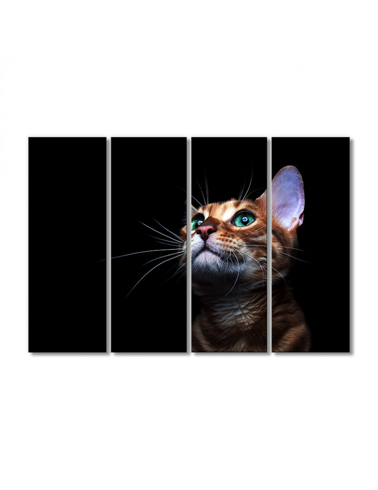 

Модульная картина Artel «Бенгальский кот» 4 модуля 90x135 см