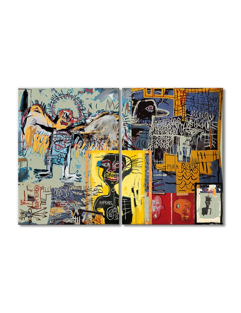 

Модульная картина Artel «Баския коллаж стрит-арт» 2 модуля 80x120 см