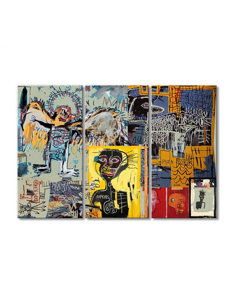 

Модульная картина Artel «Баския коллаж стрит-арт» 3 модуля 120x180 см