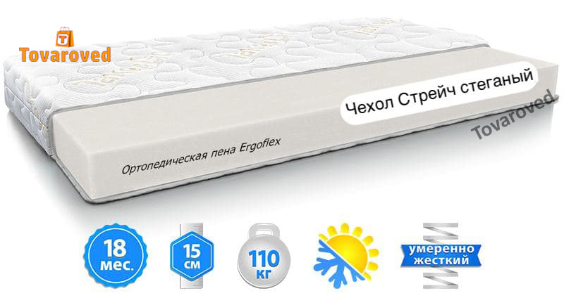 

Матрас ортопедический 120х190 Take&Go SLIM ROLL
