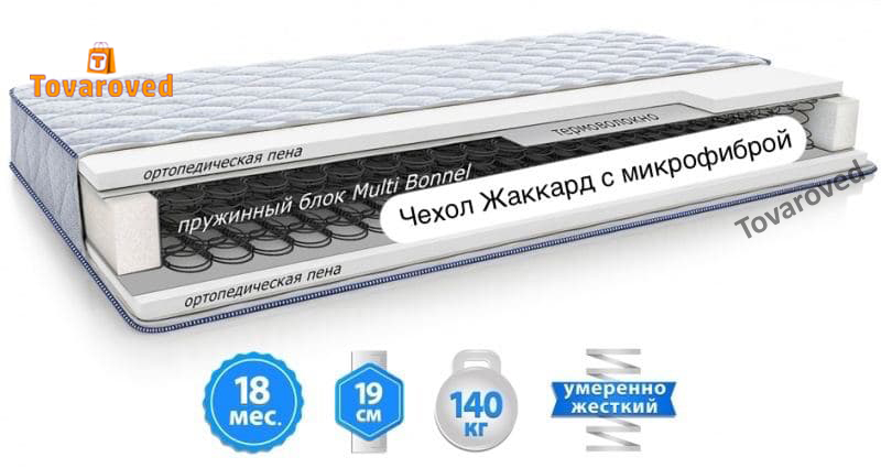 

Матрас двусторонний 90х200 Sleep&Fly Silver Edition GRAFIT