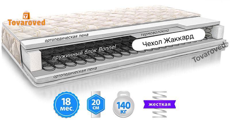 

Матрас двусторонний 180х200 EMM Шанс Hard