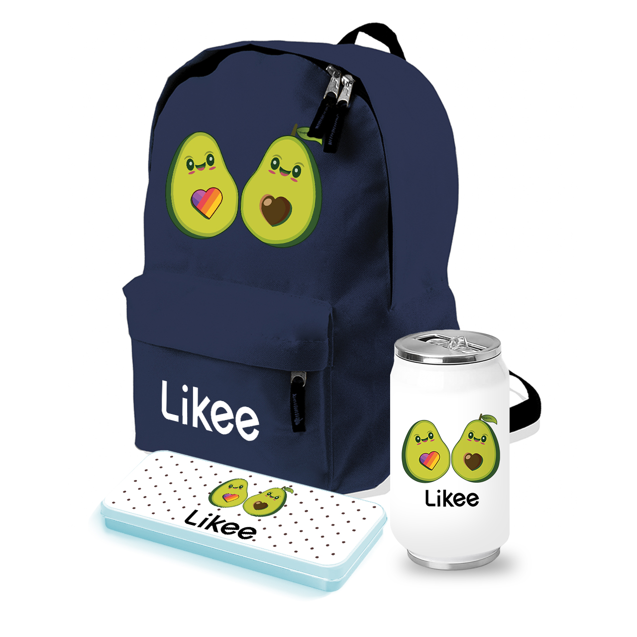 

Набор школьника Лайк Авокадо (Likee Avocado) (35506-1031-8) Темно-синий