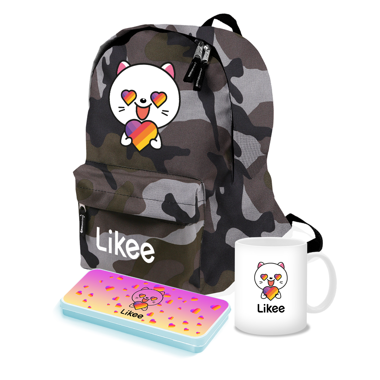 

Набор школьника Лайк Кот (Likee Cat) (35505-1036-10) Камуфляж