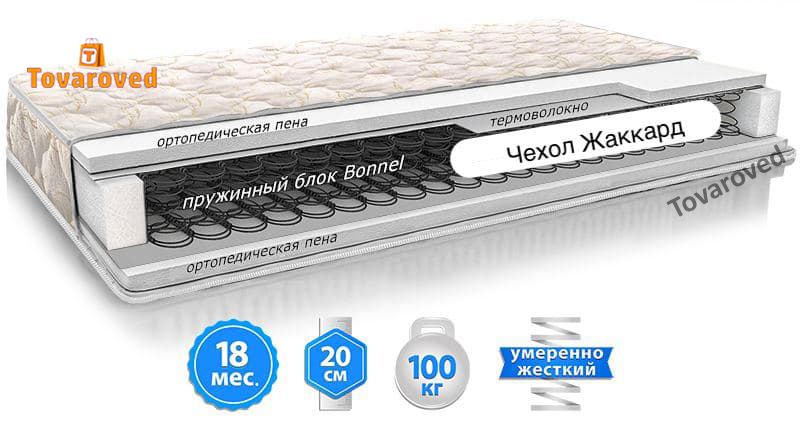 

Матрас двусторонний 140х190 EMM Шанс 1