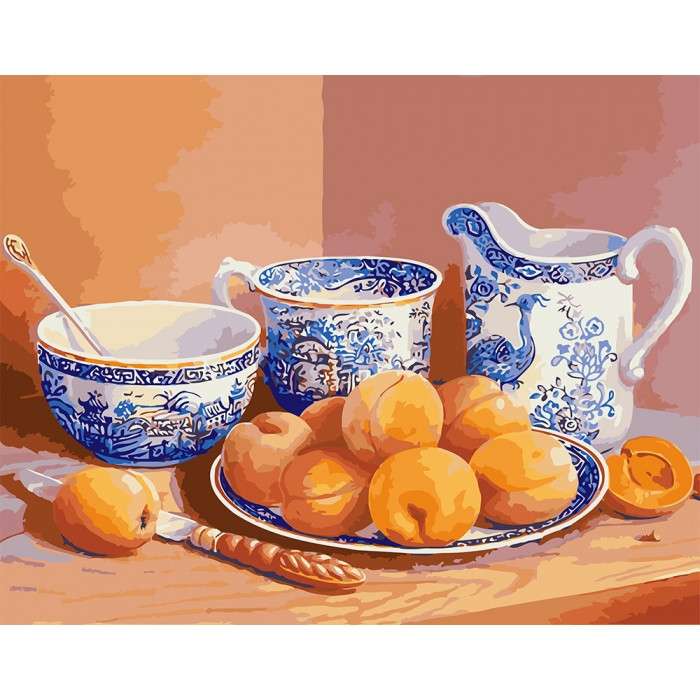 

Картина для рисования по номерам Идейка "Ароматное лакомство" 40*50см KHO5512-RY