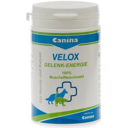 

Комплексный хондропротектор для собак и кошек Canina Velox Gelenkenergie 150g порошок с высоким содержанием глюкозаминогликанов