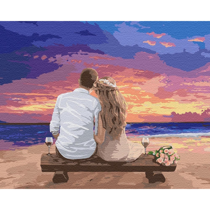 

Картина для рисования по номерам Идейка "Люби меня" 40*50см KHO4740-RY