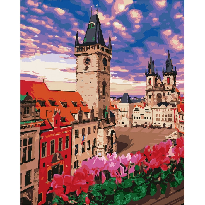 

Картина для рисования по номерам Идейка "Невероятная Прага" 40*50 см KHO3574-RY