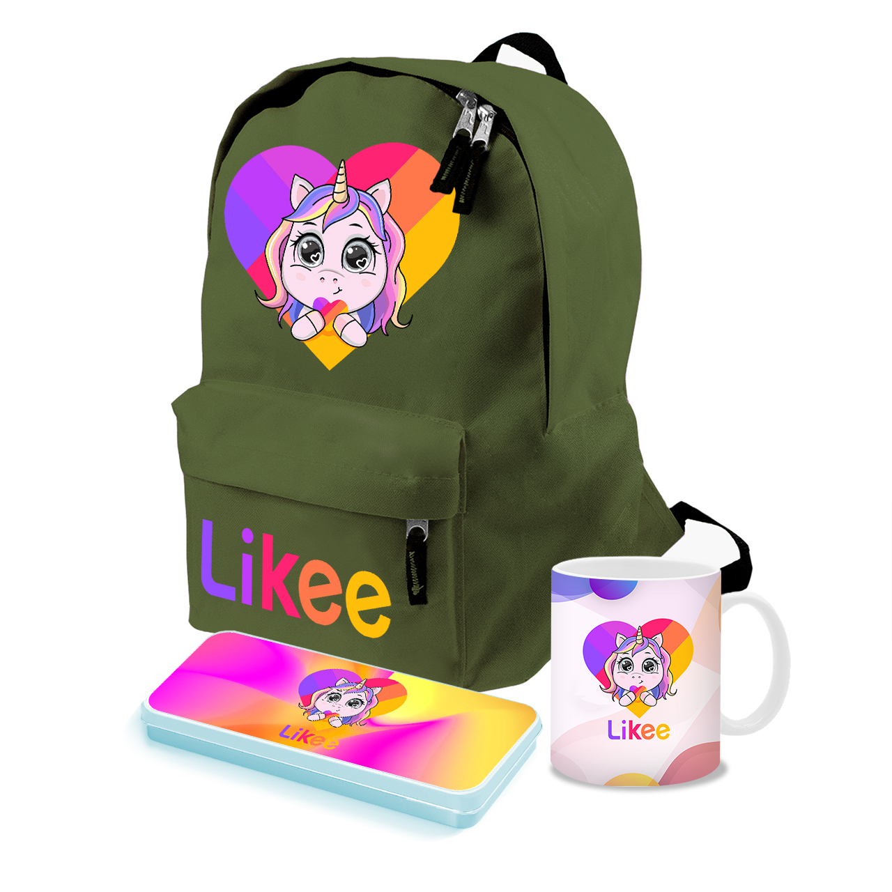 

Набор школьника Лайк Единорог (Likee Unicorn) (35505-1593-11) Хаки