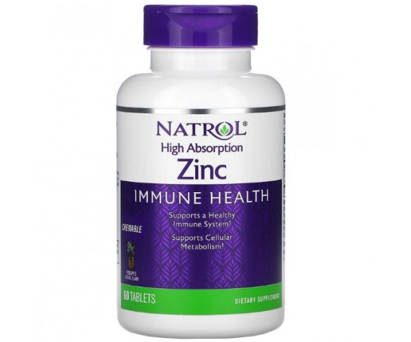 

Цинк Natrol Zinc immune health 60 таблеток (599185)