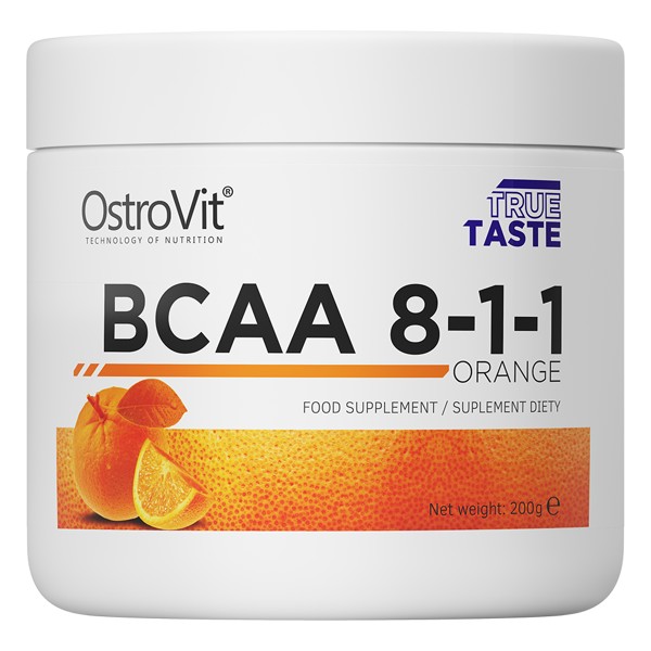 

БЦАА OstroVit BCAA 8-1-1 200 грамм Апельсин (413110)