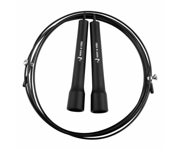 

Скоростная Crossfit Скакалка Way4you Ultra Speed Cable Rope 2 Черная (32474)