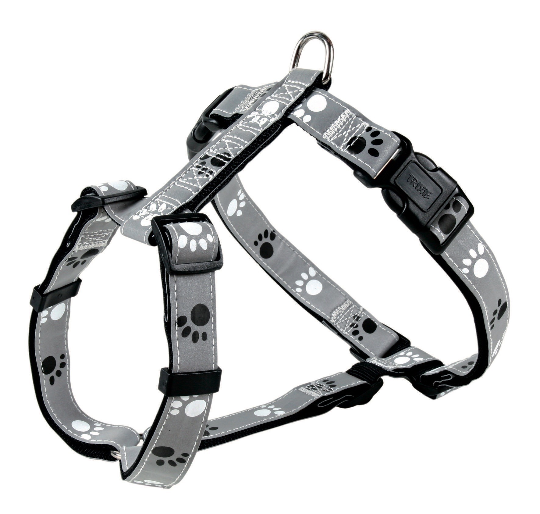 

Шлея Trixie BGL-EK-309 Silver Reflect H-Harness для собак светоотражающая L-XL 75-100см/25мм
