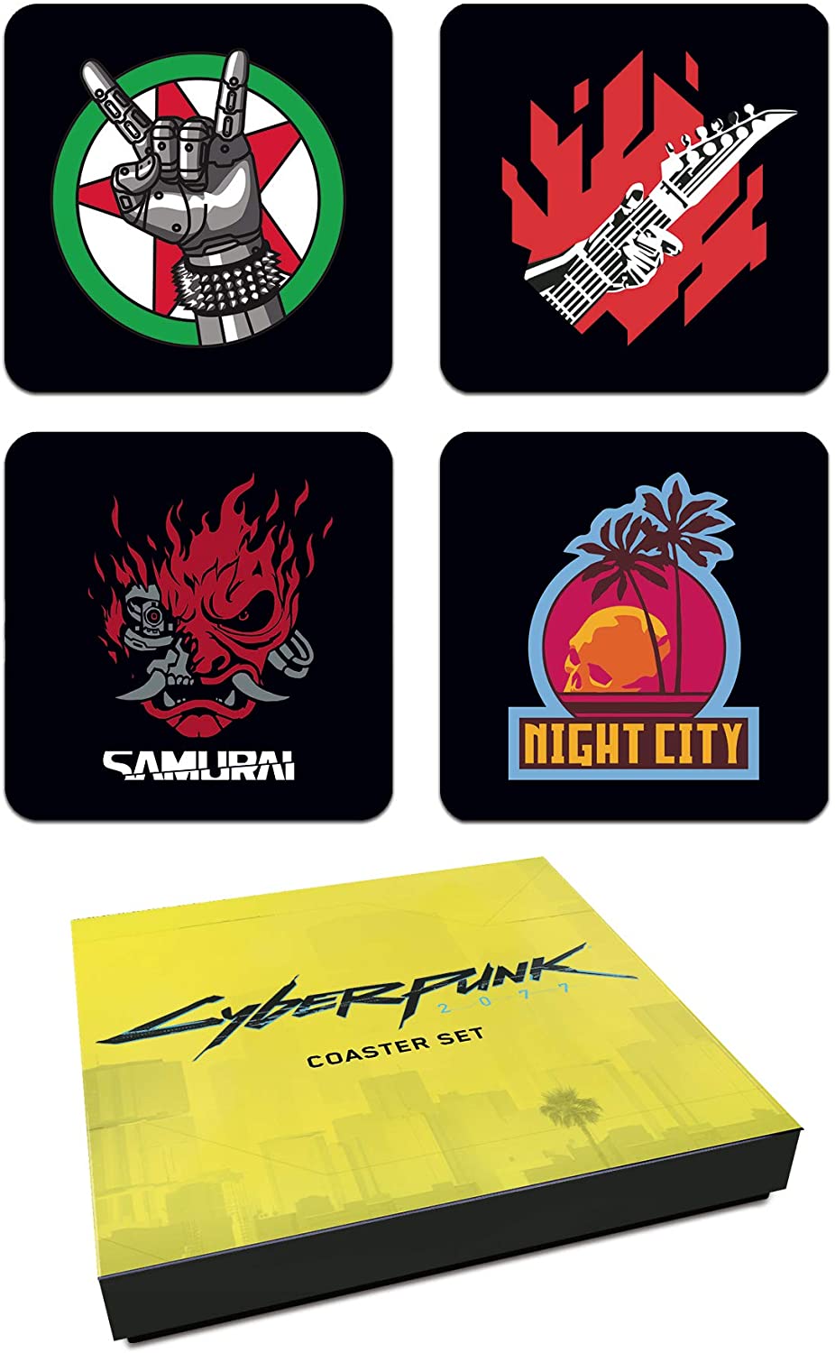 

Подстаканник Dark Horse Cyberpunk 2077 - 4 Piece Coaster Set