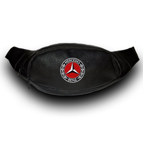 

Поясная сумка (бананка) из кожзама Grifon "Mercedes-Benz"