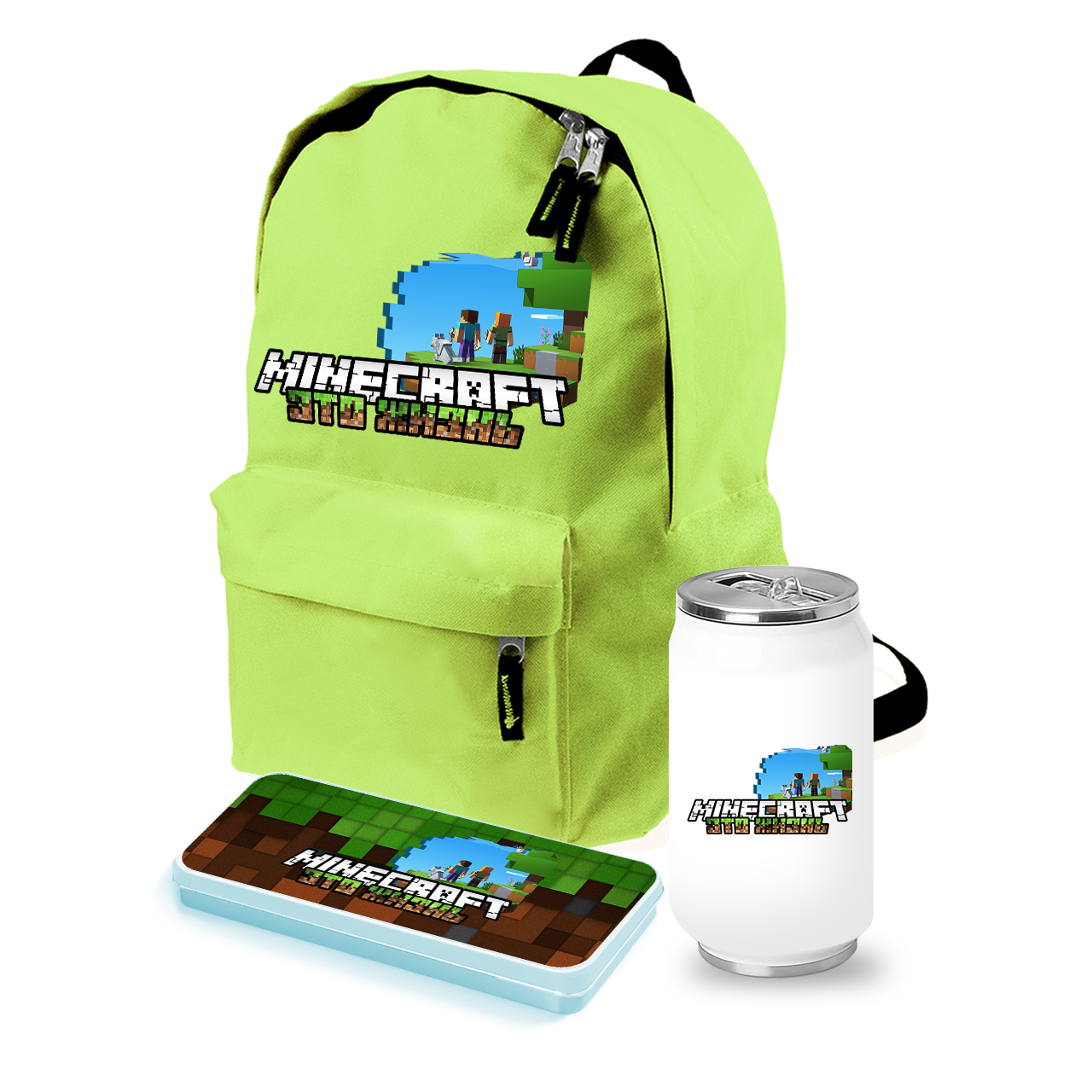 

Набор школьника Майнкрафт (Minecraft) (35506-1170-6) Салатовый