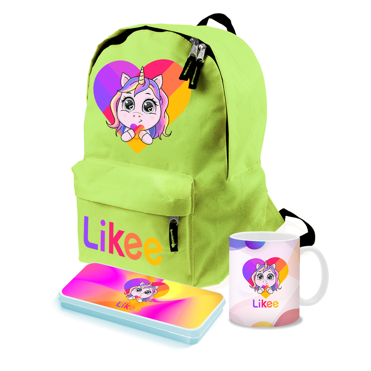 

Набор школьника Лайк Единорог (Likee Unicorn) (35505-1593-6) Салатовый