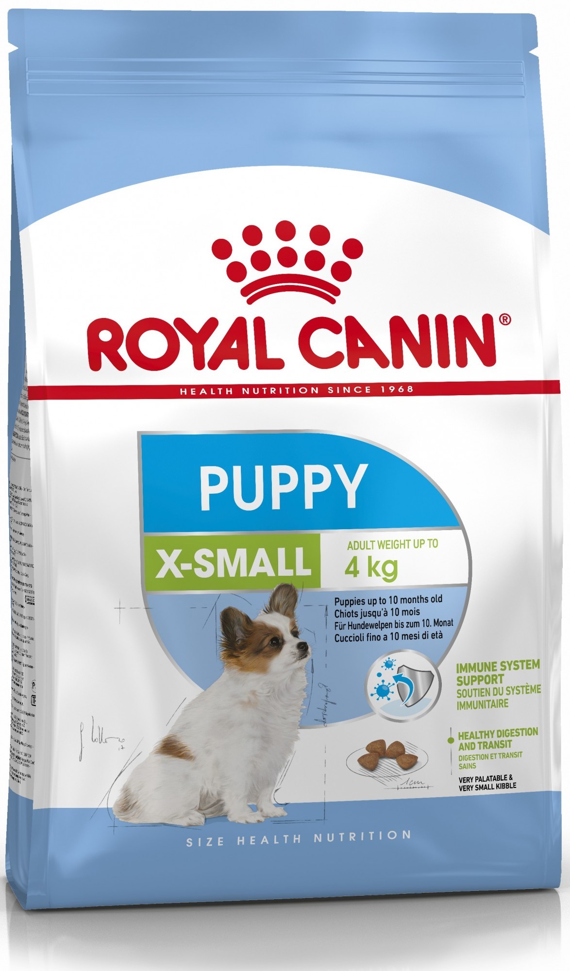 

Сухой корм Royal Canin X-Small Puppy для собак мелких пород весом до 4 кг до 10 месяцев 1.5 кг (3182550793612)