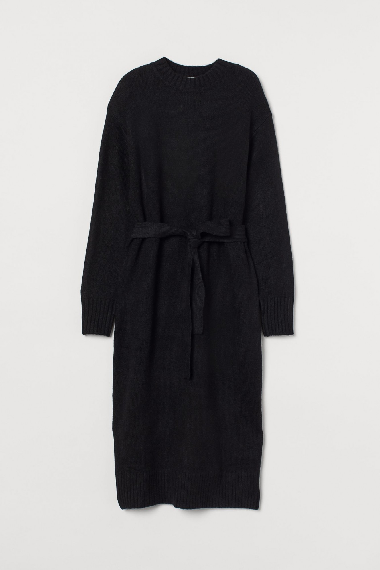 

Платье вязаное H&M L Черный 8289122wtr