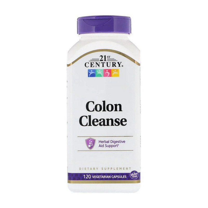 

Очищение толстой кишки (для пищеварения) 21st Century Colon Cleanse (120 veg caps)