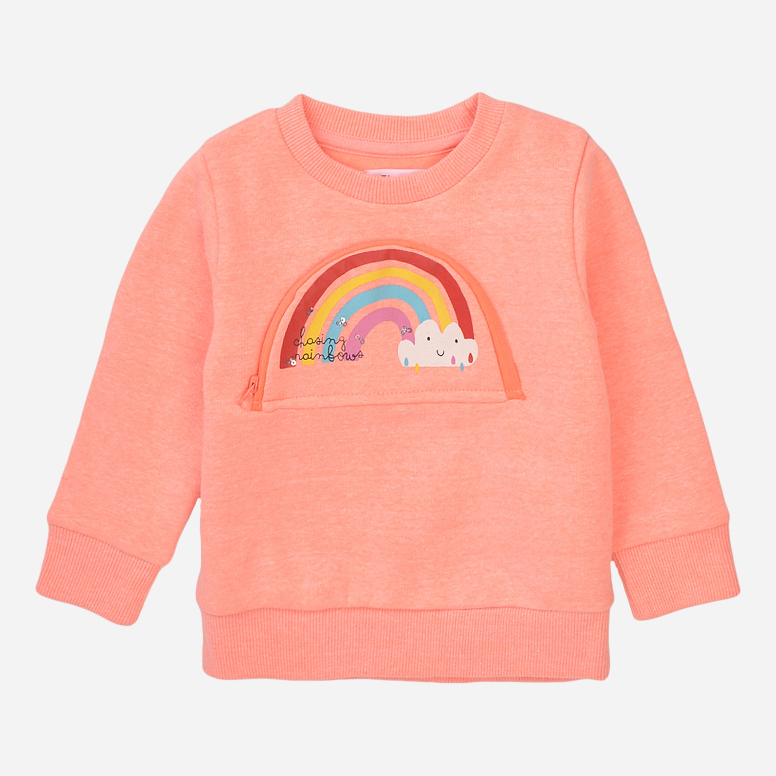 

Свитшот утепленный Minoti Pom 2 33852JNR 98-104 см Розовый