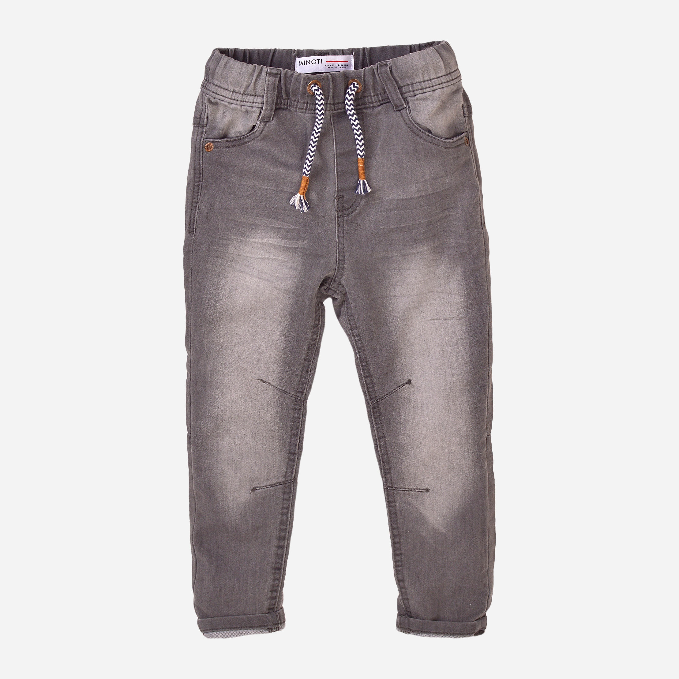 

Джинсы Minoti 7BELASTJN 4 34487JNR 98-104 см Серые