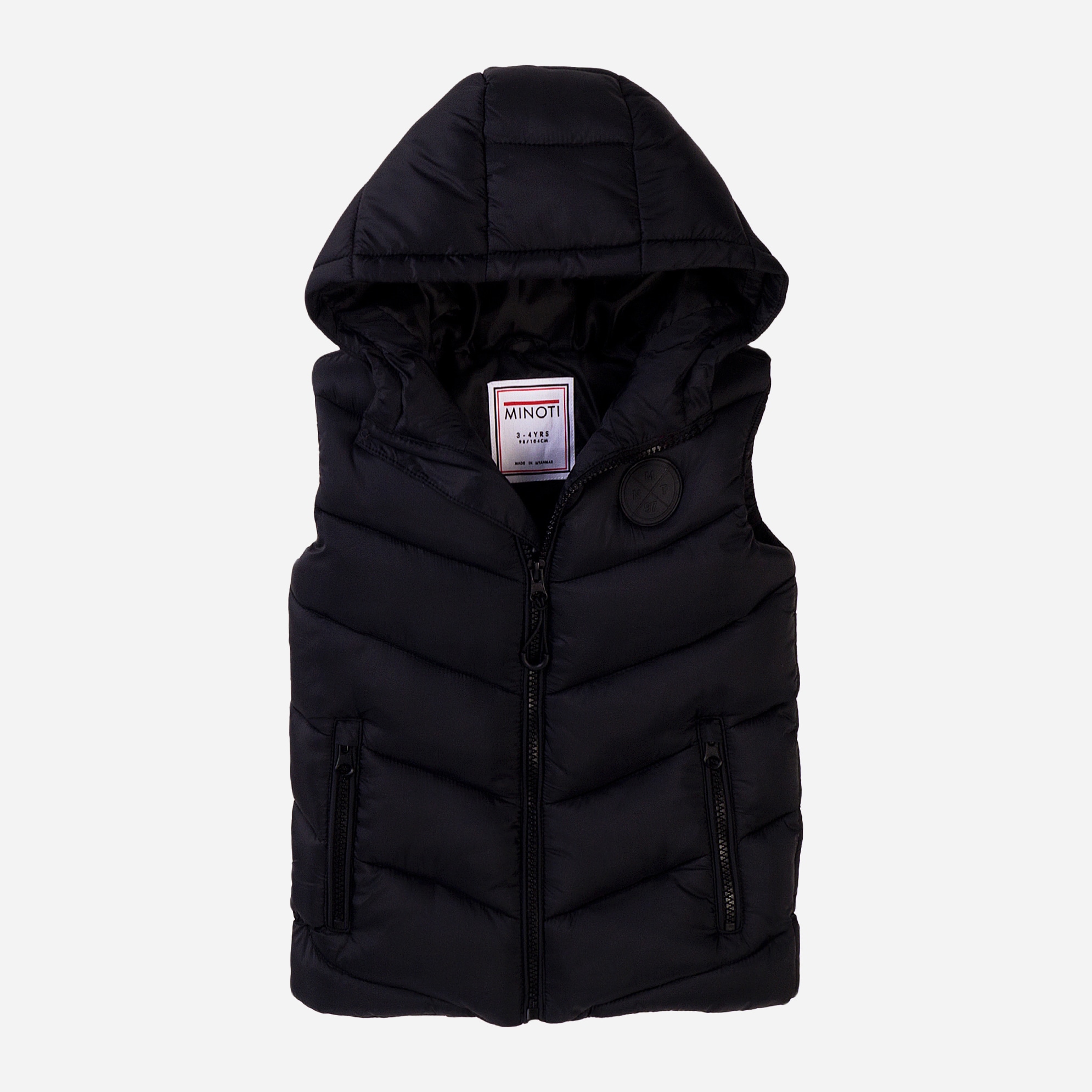 

Жилет Minoti 7BGILET 6 34592JNR 110-116 см Черный