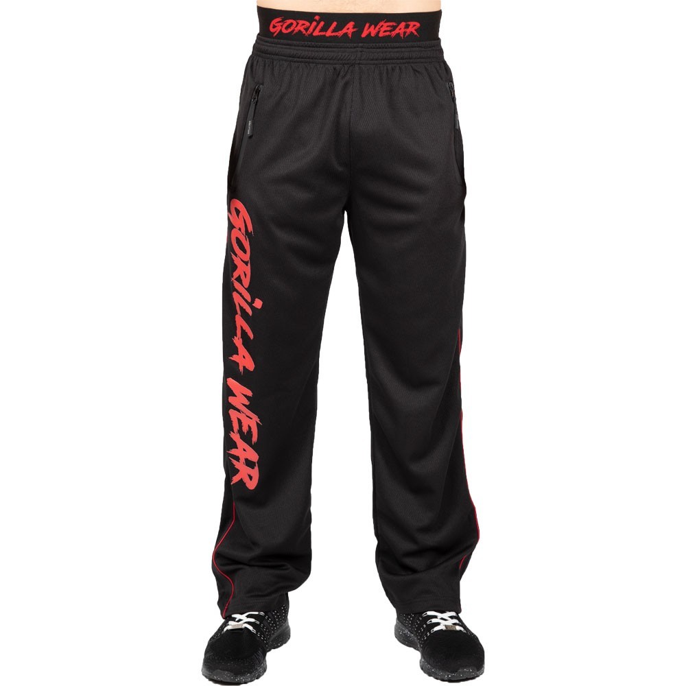

Спортивные штаны Gorilla Wear Mercury Mesh Pants / Черно/Красные, Спортивные штаны Gorilla Wear Mercury Mesh Pants L/XL Черно/Красные